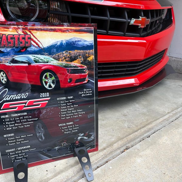 Acrylic 3D Show Car Display Sign - Etsy