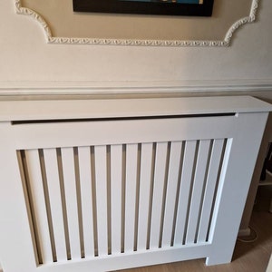 Vertical Custom Radiator Cover White - Etsy UK