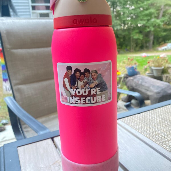 Youre insecure one direction indoor outdoor kiss cut vinyl sticker