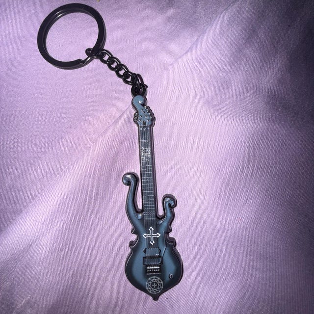 Mana Sama Visual Kei Guitar Keychain - Etsy