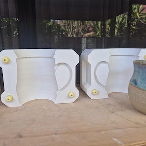 Large mug plaster mold for slipcasting NG KP 001