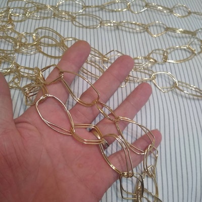 8-20mm 1mm Round Loops Circles Chain Links Gold Plated by - Etsy