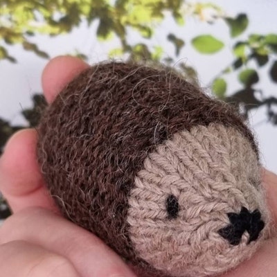Toy Knitting Pattern for a Little Hedgehog, Instant Digital Download ...