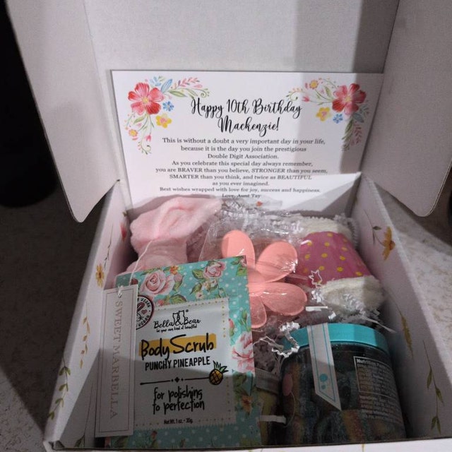 10th Birthday Gift Box for a Girl / Gift for 10-year-old