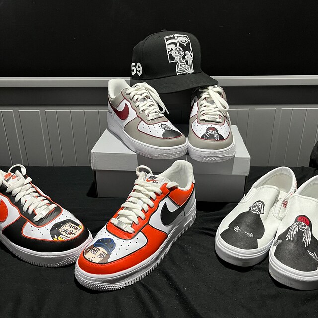 air force 1 skeleton custom