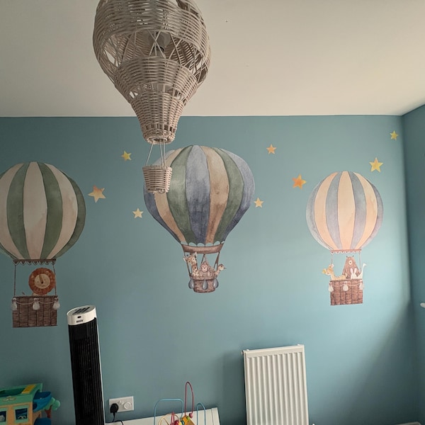 Cute Bunny Decals | Peel and Stick Rabbit Decals | Animals Wall Mural ...