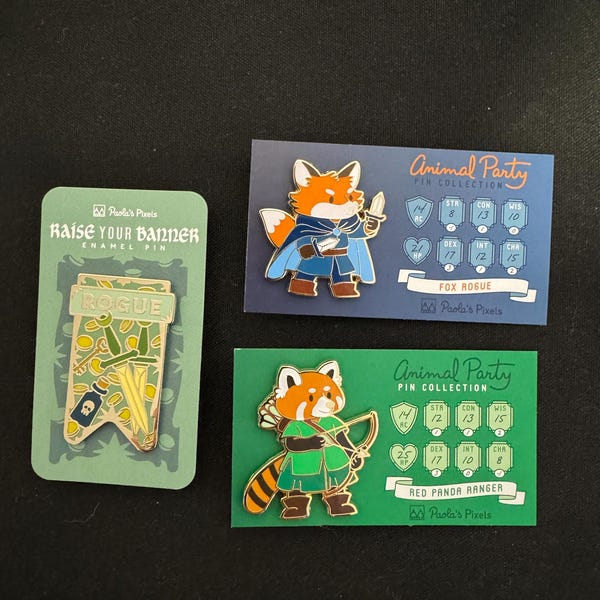 Raise Your Banner Sticker Pack, Dungeons and Dragons Stickers, Geeky ...