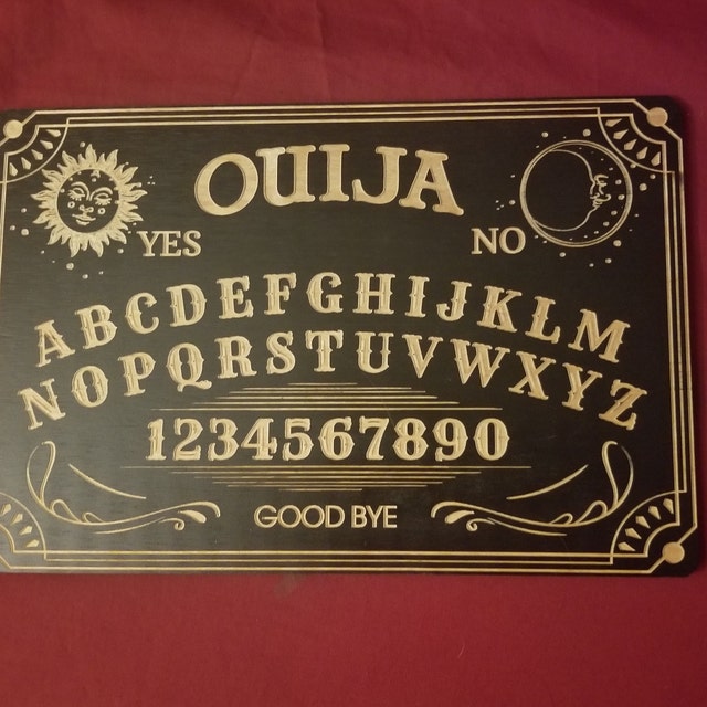 Ouija Juego de mesa para caza de espíritu. Con placa e instrucciones  detalladas (idioma español no garantizado).
