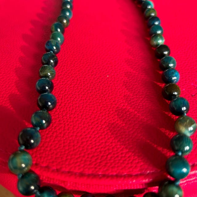 Collana Giada Naturale Verde 18AA – Perle Tonde 6/8/10/12 Mm, Artigianale, Regalo