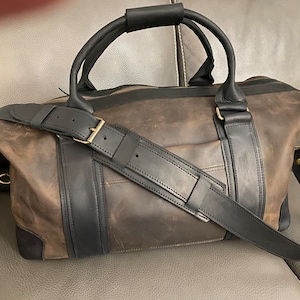 Leather Duffle Bag Men Overnight Bag Weekender Bag Men - Etsy