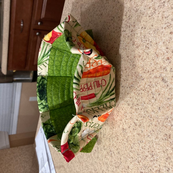Microwave Bowl Cozy PDF Sewing Pattern: Quilted Potholder DIY (digital ...