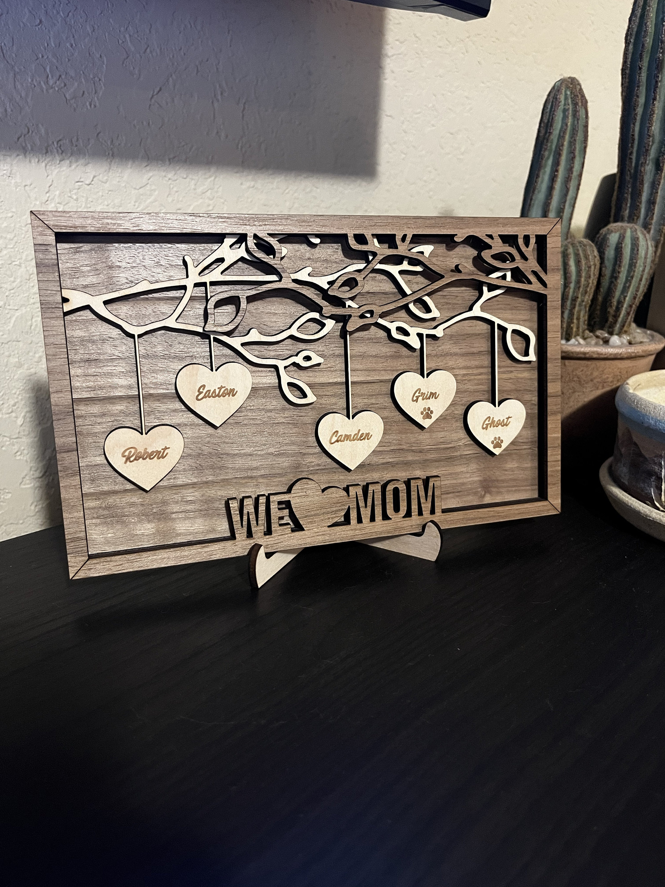 Custom Mother&#39;s Day Gift Personalized Gift from Kids Mother&#39;s Day Present from Children Mothers Day Gift for Grandma Grandchildren Names