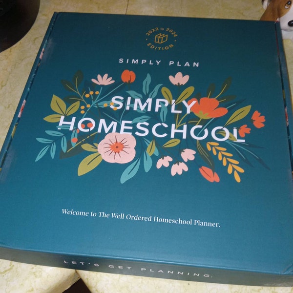 The Well Ordered Homeschool Planner Undated Edition; Floral, Spiral ...