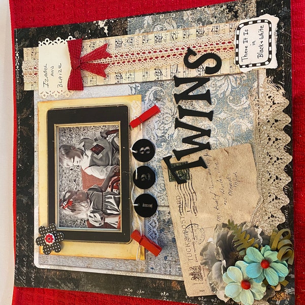 THE WEDDING - Nine - 2 Premade Scrapbook Pages - EZ Layout 665 - Etsy