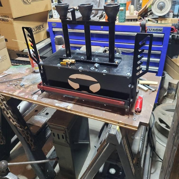 Series 2 Diamondback Ironworks Three Burner Gas Forge Blacksmith ...