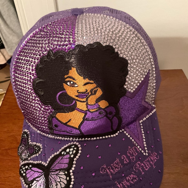 Custom Bling Trucker Hat - Etsy