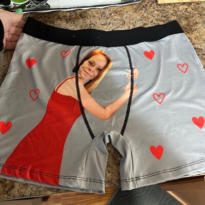 Personalized Photo Boxer Briefs, Custom Underwear With Face for Men ...