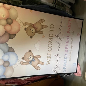 Namalu 2 Set di Decorazioni per Esterni Rivelare Genere Cartello da Giardino in Plastica per Baby Shower con Paletti Decorazioni di Elefante Rosa Blu Segno di Prato Boy Or Girl per Benvenuto
