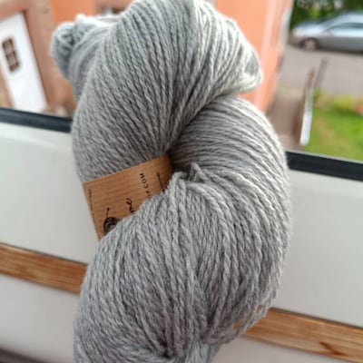 White Weaving Wool Threads 100 G. Yarn for Dyeing Lithuania Wool Yarn ...