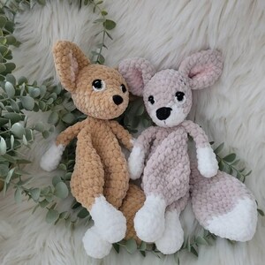 かぎ針編みのフェネックギツネのぬいぐるみパターン：あみぐるみ