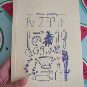 BIROYAL Receptenboek om zelf te schrijven, A5, kookboek zelf schrijven, receptenboek voor 100 favoriete recepten, kookboek om zelf te schrijven, recept boek om zelf te schrijven, receptenboek om in te