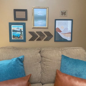 Modern Farmhouse Gallery Wall Frame Set Copper, Gold, Teal, Frames for Wall  Art, Custom Painted Picture Frame Set Sizes 4x6-11x14, Seattle 