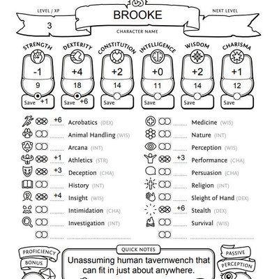 Dnd 5e New Players Cheat Sheet : Beginners Quick Reference Guide PDF ...