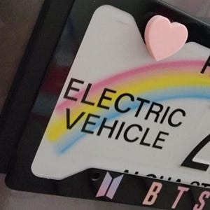 BTS Army Pink License Plate Frame - Etsy