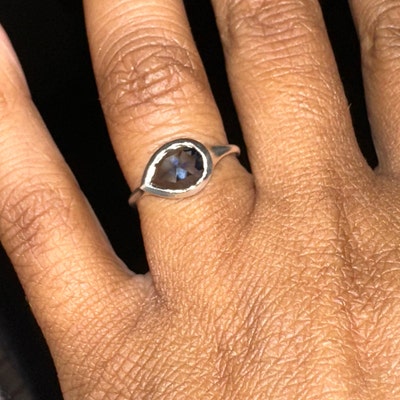 Palladium 950 River Wedding Band Modern Organic Wedding Ring Choose a