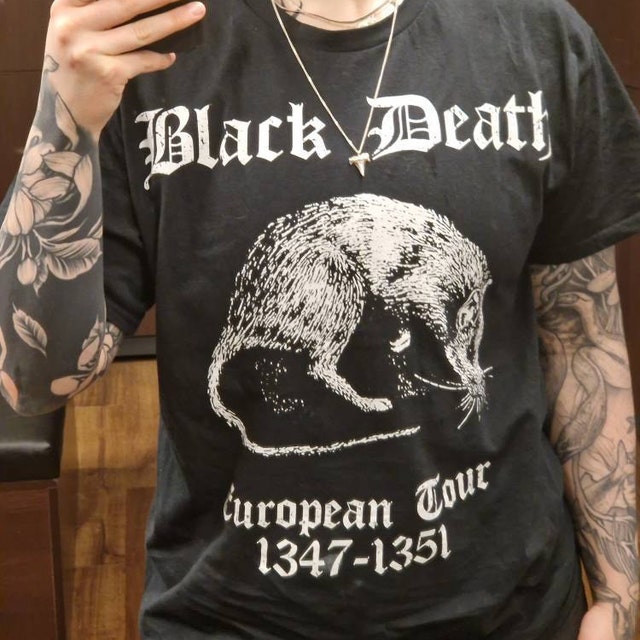 Black death european tour shirt - België