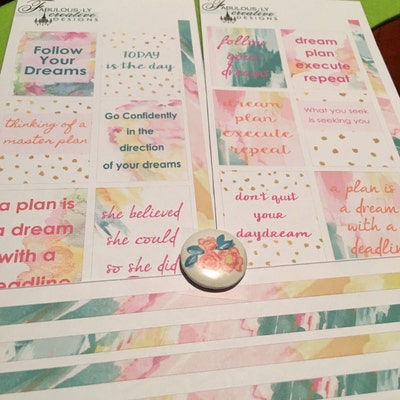 Printable Erin Condren Style A5 Planner Insert for Kikki K/filofax - Etsy