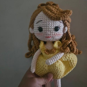 かぎ針編みのプリンセス人形 - ディズニープリンセスあみぐるみ、完成