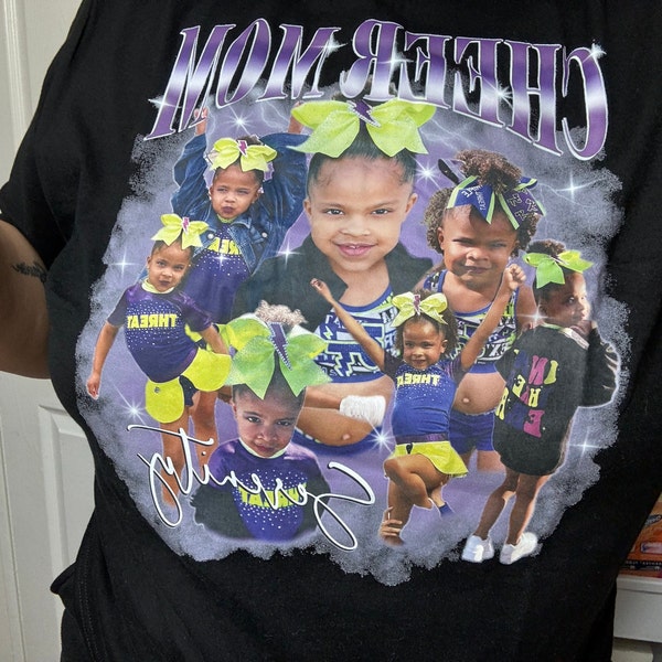 Mom Definition V-Neck T-Shirt - Cheerleader