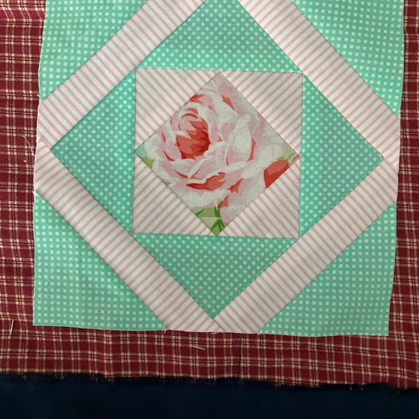 Square in a Frame FPP Foundation Paper Piecing Quilt Block Pattern ...