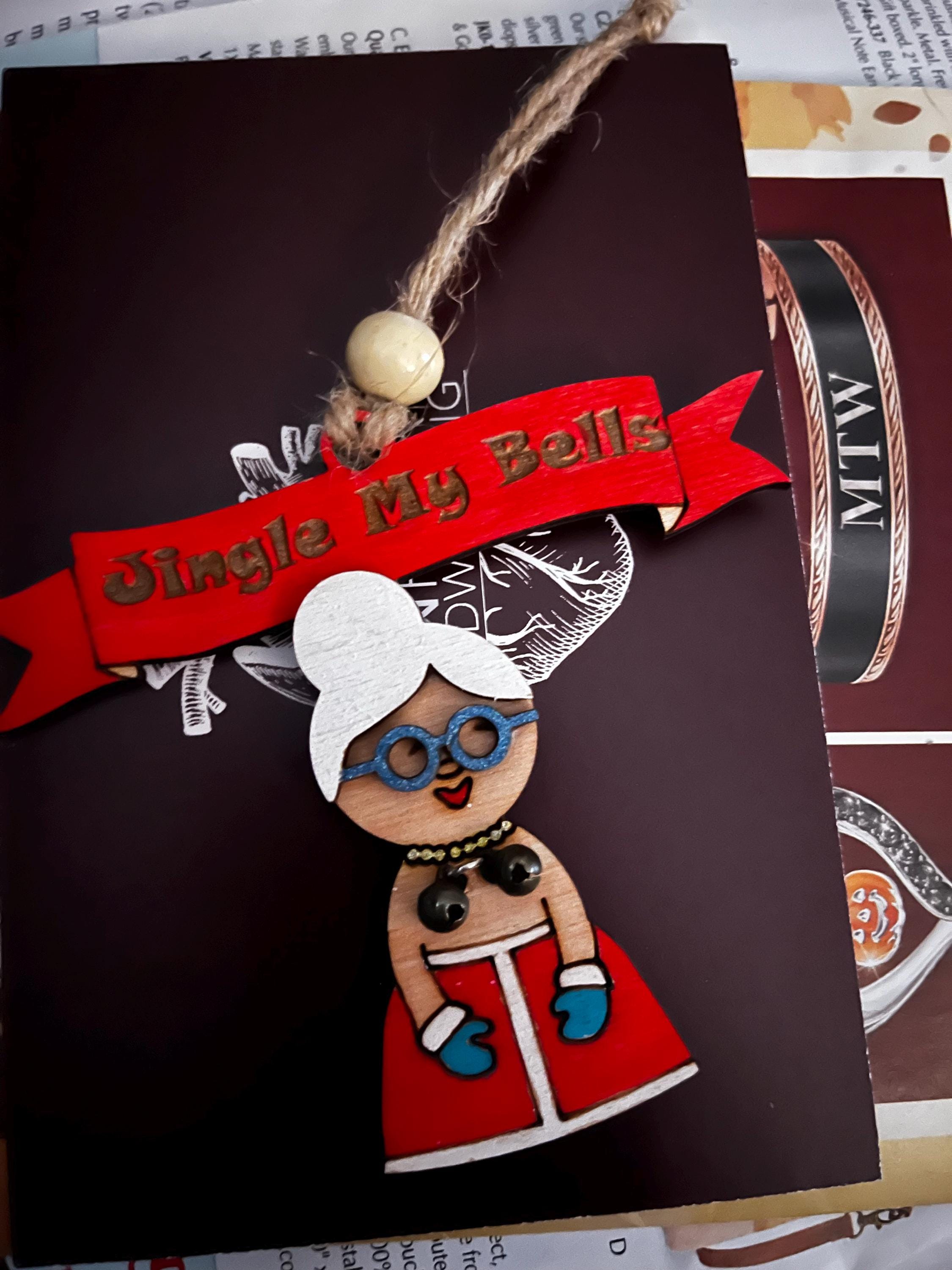 Jingle My Bells - Santa - Funny Christmas Ornament - White Elephant Gifts Funny