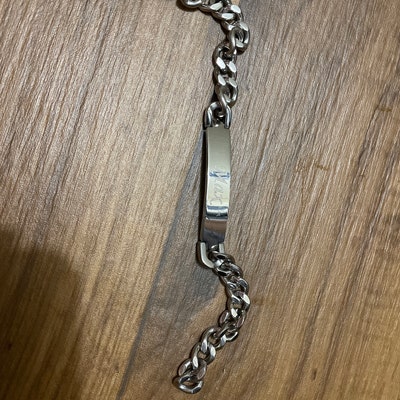 Personalized 10mm Quality Stainless Steel Custom ID Bracelet Free ...
