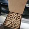 Laser Cut Tic Tac Toe Wooden Game Svg Files, Vector Files for Wood ...