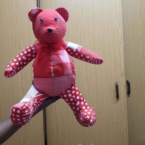 PDF 18 Inch Memory Bear Pattern and Instructions Rare A2115 - Instant ...