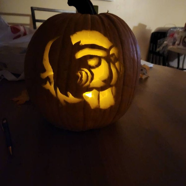 Minecraft Jack-o-lantern Stencils Minecraft DIGITAL DOWNLOAD PRINTABLE ...