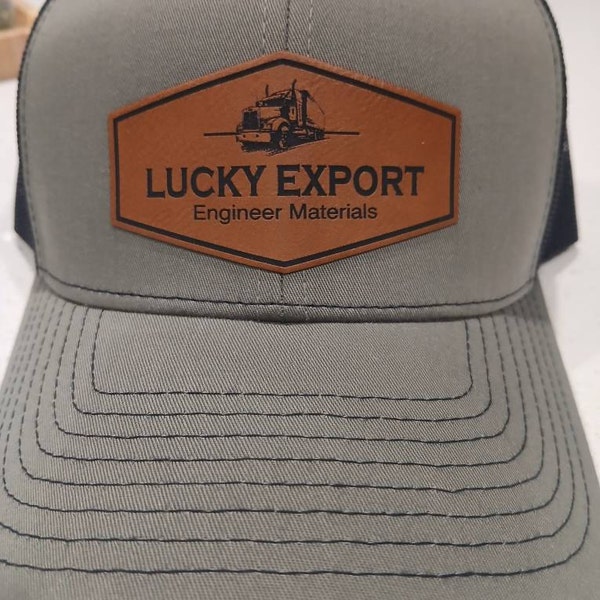 Custom trucking company hats personalized hats custom semi truck hat
