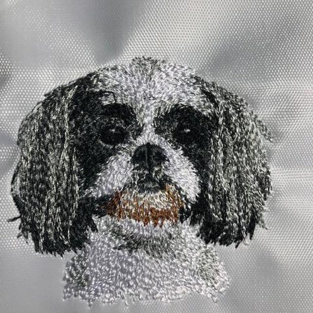 シーズー犬の機械刺繍デザイン - Etsy 日本