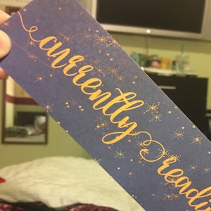Currently Reading Bookmark - Etsy