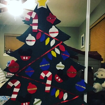 Felt Christmas Tree DIGITAL PATTERN No Sew DIY Printable Pdf Large Tree ...