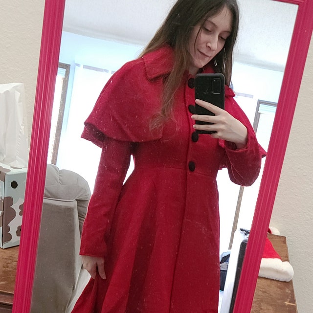 ジャケット・アウター Ange wool short coat AM1448 ANDMARY】Ange wool short coat