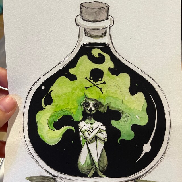 POISON - Fine Art Print - 6x8 or 9x12 - Etsy