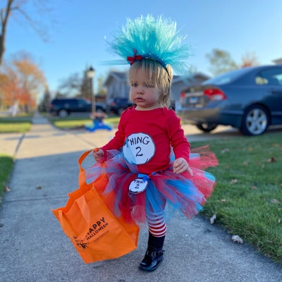 Thing 1 or 2 Cat in the Hat Story Book Inspired Tutu W/optional ...