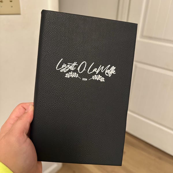 Custom Journal Engraved Leather Journal Personalized Journal