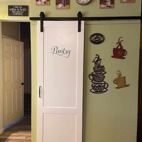 Pantry Decal, Vinyl Wall Lettering, Pantry Door Decal, Wall Decal ...