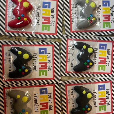PRINT YOUR OWN You've Got Game Valentine's Day Treat Tags Cards Digital ...