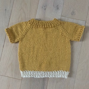 Calendula Baby Sweater Knitting Pattern Top Down Sweater - Etsy